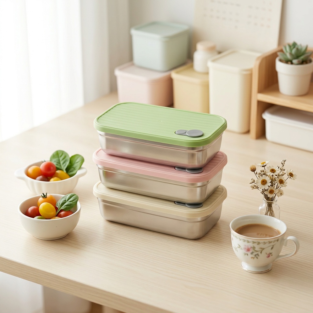Meal Prep Lunch Boxes - Ланч-бокс из нержавеющей стали, металлический контейнер