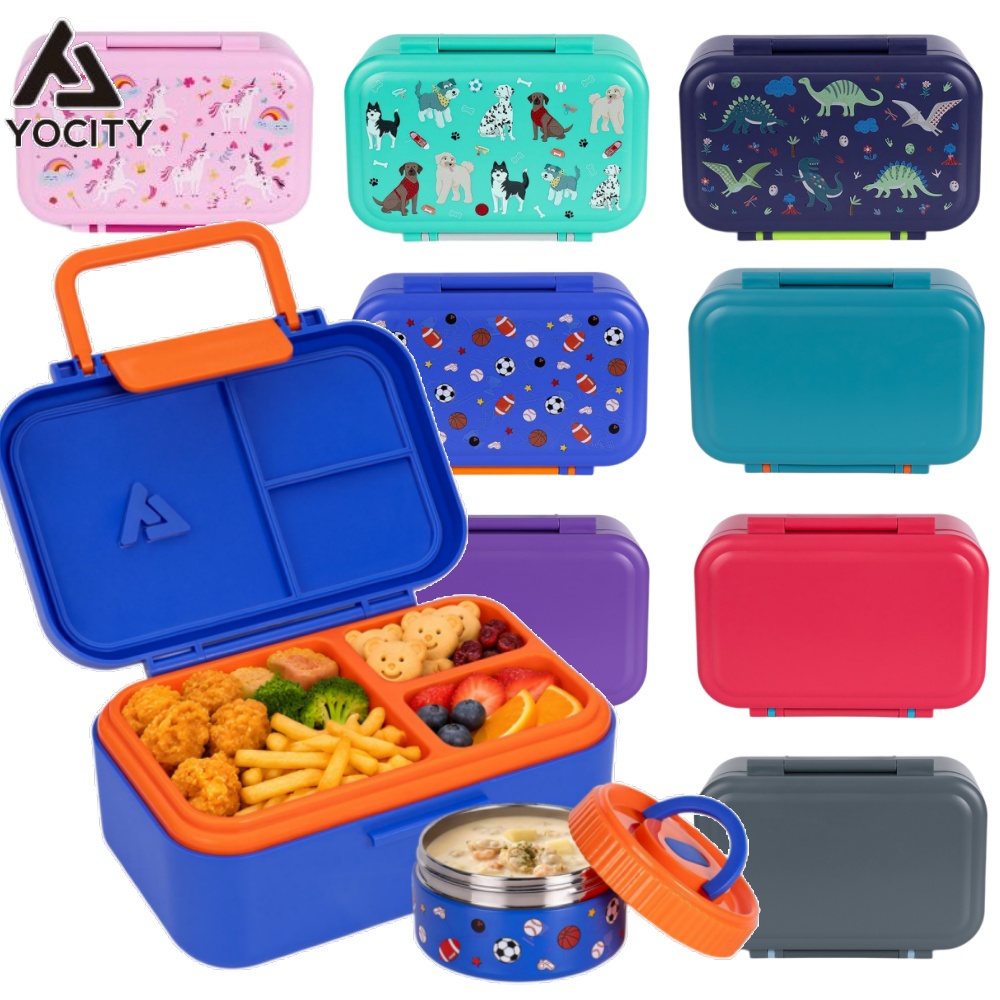 Meal Prep Lunch Boxes - Ланч-бокс Bento с термосом из нержавеющей