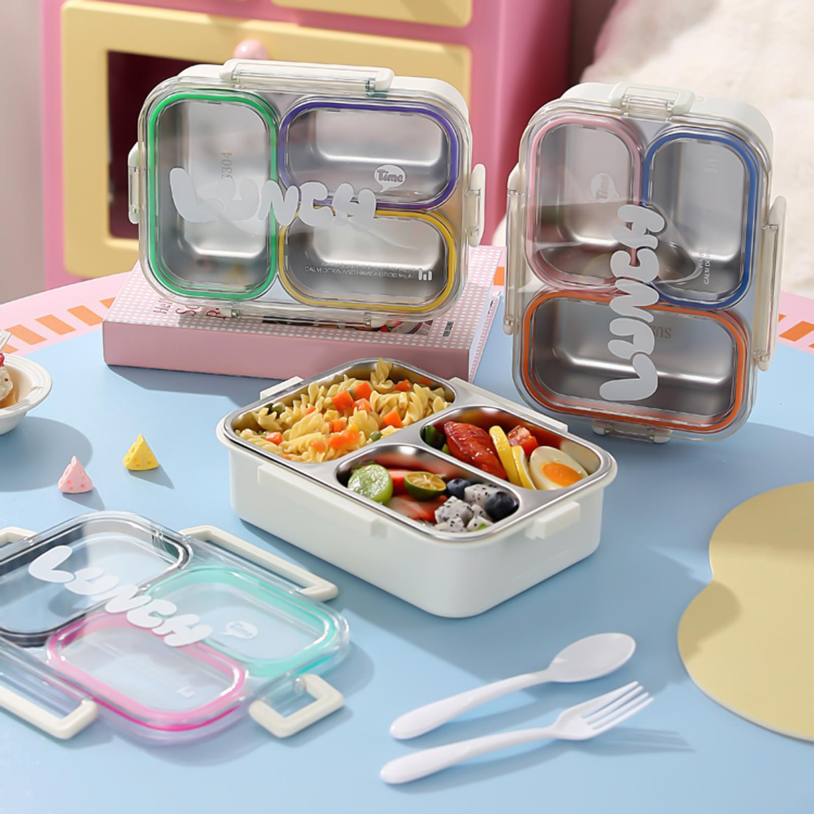 Meal Prep Lunch Boxes - Ланч-бокс из нержавеющей стали с 3