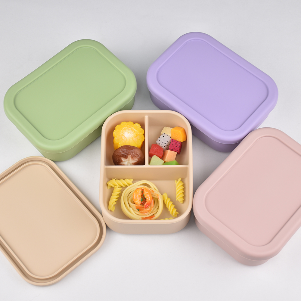 Пищевой силиконовый ланч-бокс  – обзор и цена Meal Prep Lunch Boxes