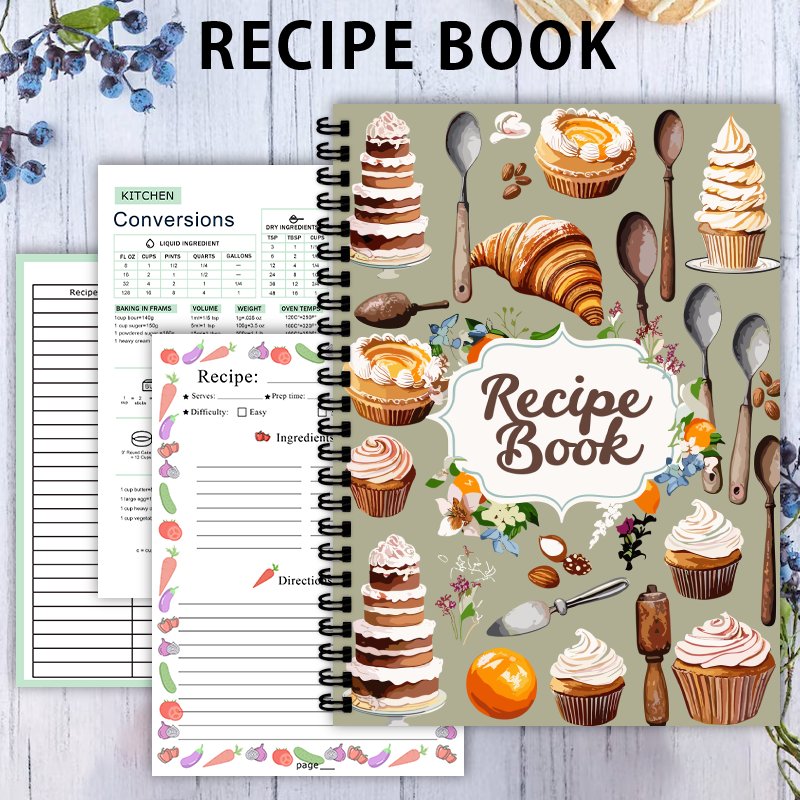 Эстетичный блокнот-спираль для – обзор и цена Meal Prep Book